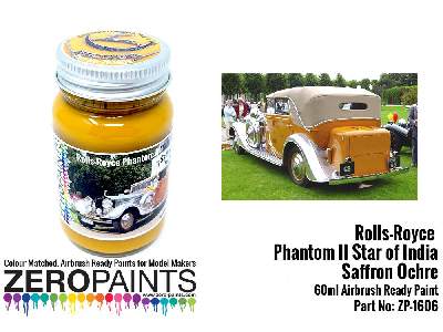 1606 - Rolls Royce Phantom Ii Star Of India Saffron Ochre Paint - zdjęcie 1