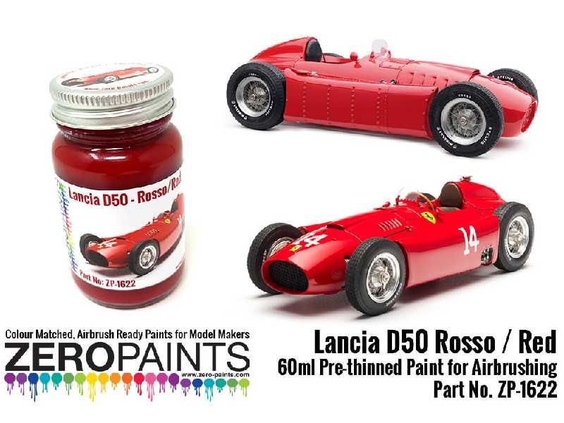 1622 - Lancia D50 Rosso/Red Paint - zdjęcie 1 1622 - Lancia D50 Rosso/Red Paint - zdjęcie 1