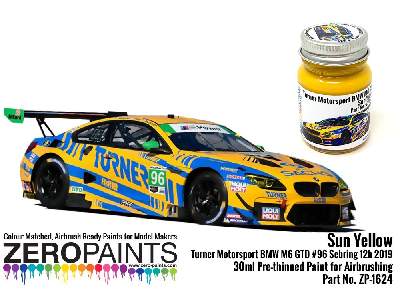 1624 - Sun Yellow Paint For Turner Motorsport Bmw M6 Gtd - zdjęcie 2