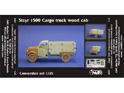 Steyr 1500 Cargo truck wood cab - conversion set for Tamiya - zdjęcie 1