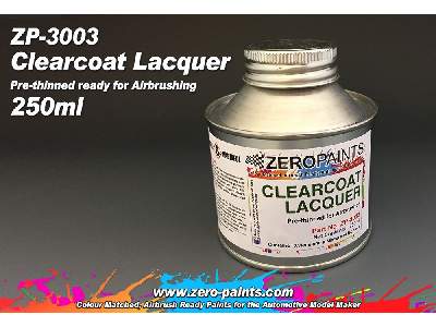 3003 - Clearcoat Lacquer - Pre-thinned Ready For Airbrushing - zdjęcie 1