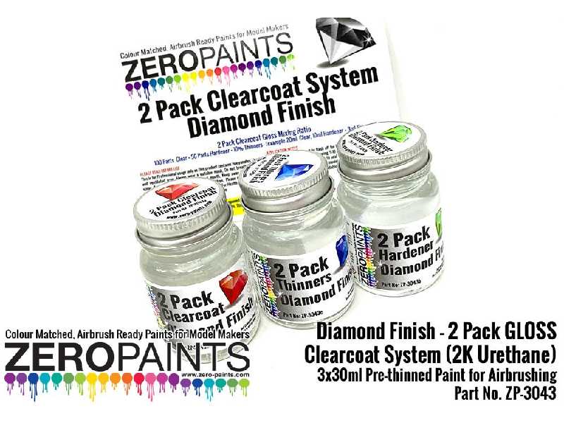 3043 - Diamond Finish - 2 Pack Gloss Clearcoat System (2k Urethane) - zdjęcie 1 3043 - Diamond Finish - 2 Pack Gloss Clearcoat System (2k Urethane) - zdjęcie 1