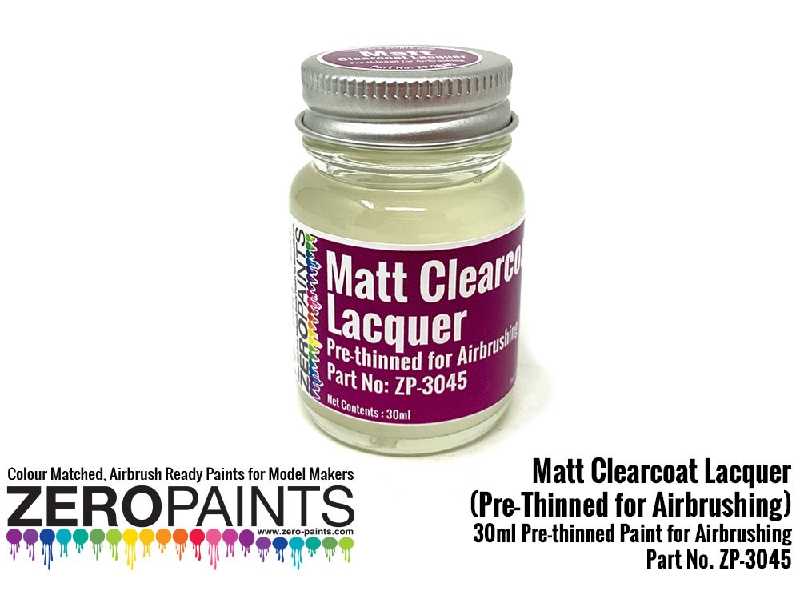 3045 - Matt Clearcoat Lacquer - zdjęcie 1