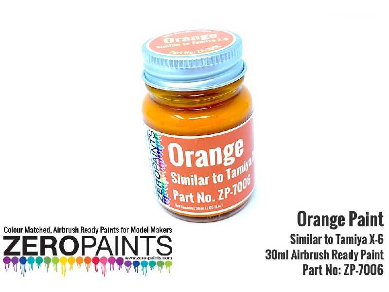 7006 - Orange Paint (Similar To Tamiya X-6) - zdjęcie 1 7006 - Orange Paint (Similar To Tamiya X-6) - zdjęcie 1