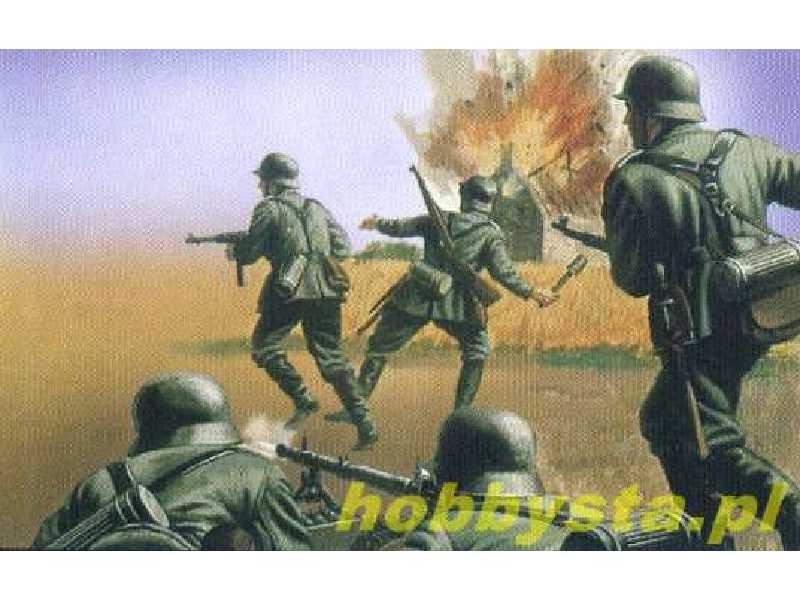 Figurki - WWII German Infantry - zdjęcie 1 Figurki - WWII German Infantry - zdjęcie 1