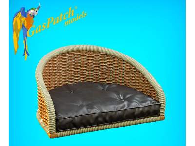 British Wicker Seat Full Back - Short And Tall, No Leather Pad - zdjęcie 2
