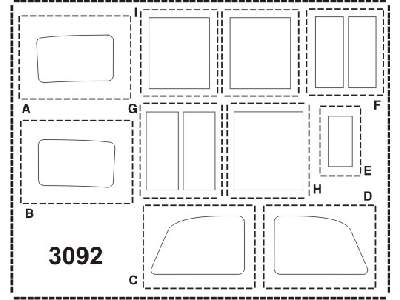 Steyr 1500 Ambulance wood cab - conversion set for Tamiya - zdjęcie 6