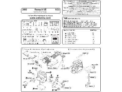 Renault UE - Interior set for Tamiya - zdjęcie 2