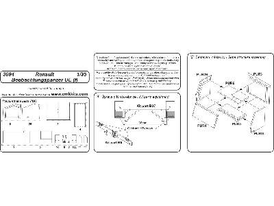 Renault Beobachtungspanzer UE (f) - conversion set for Tamiya - zdjęcie 2