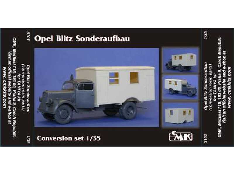 Opel Blitz Sonderaufbau - conversion set for Tamiya - zdjęcie 1 Opel Blitz Sonderaufbau - conversion set for Tamiya - zdjęcie 1