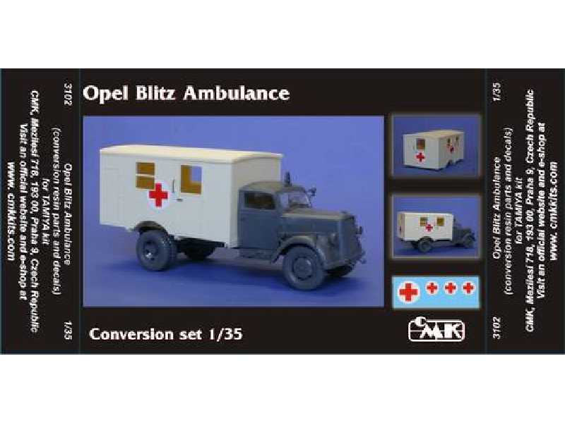 Opel Blitz Ambulance - conversion set for Tamiya - zdjęcie 1