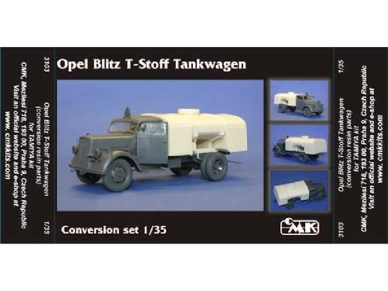 Opel Blitz T - Stoff Tank Wagen - conv. set for Tamiya - zdjęcie 1 Opel Blitz T - Stoff Tank Wagen - conv. set for Tamiya - zdjęcie 1