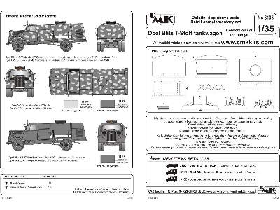 Opel Blitz T - Stoff Tank Wagen - conv. set for Tamiya - zdjęcie 2