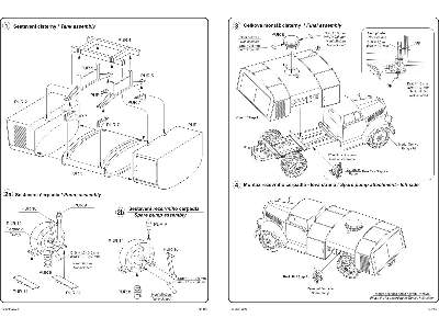 Opel Blitz T - Stoff Tank Wagen - conv. set for Tamiya - zdjęcie 3