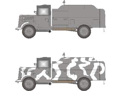 Kfz. 385 Kesselwagen - Conversion set for Tamiya - zdjęcie 3