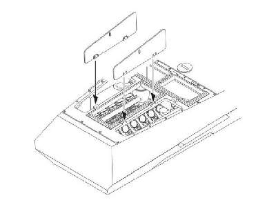 Sd.Kfz.234 Engine set for Dragon - zdjęcie 1