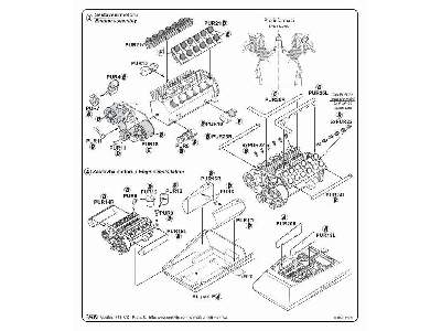 Sd.Kfz.234 Engine set for Dragon - zdjęcie 3