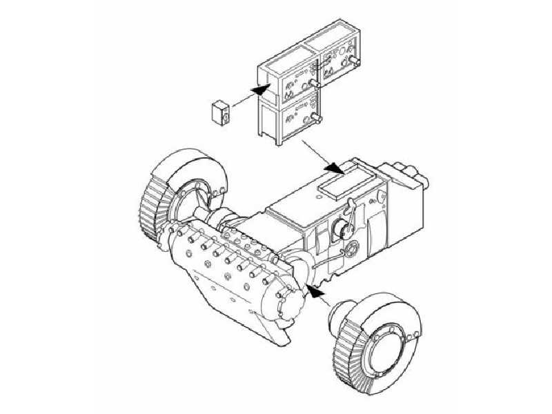 Tiger I Transmission Set (Tam/Dra) - zdjęcie 1