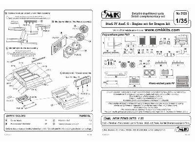 StuG IV  Engine set 1/35 for Dragon kit - zdjęcie 2