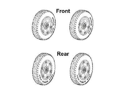 Autoblinda AB.43 wheels (Ita) - zdjęcie 1