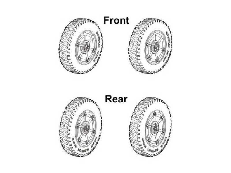 Autoblinda AB.43 wheels (Ita) - zdjęcie 1