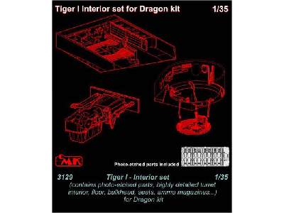 Tiger I Interior set for Dragon Kit - zdjęcie 1
