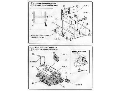 Silnik Maybach ML 120TRM do Pzkpfw. IV  - Tamiya - zdjęcie 3