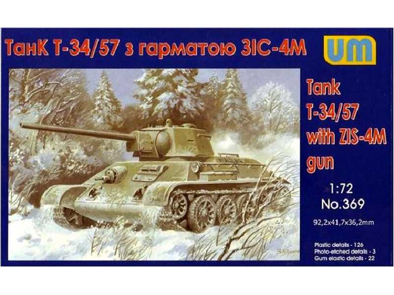 T-34/57 soviet tank w/ ZiS-4M gun - zdjęcie 1 T-34/57 soviet tank w/ ZiS-4M gun - zdjęcie 1