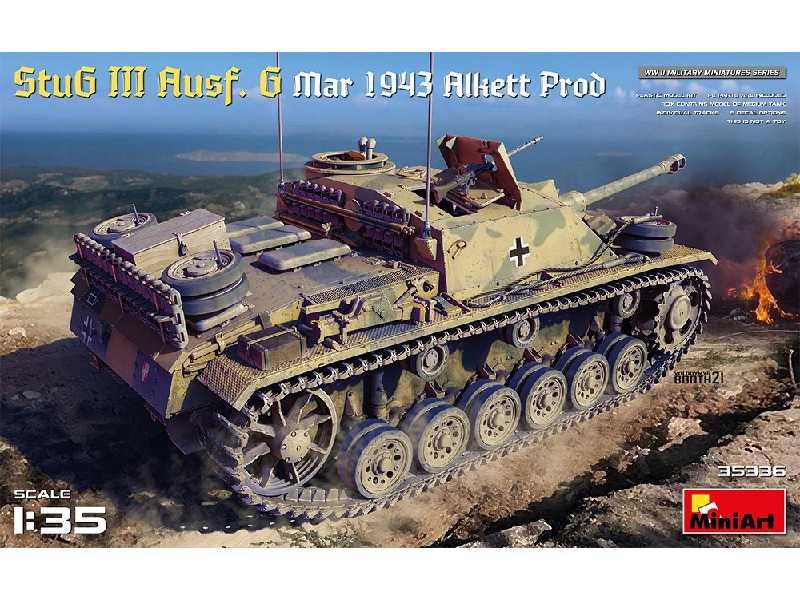 StuG III Ausf. G marzec 1943 - zakłady Alkett - zdjęcie 1 StuG III Ausf. G marzec 1943 - zakłady Alkett - zdjęcie 1