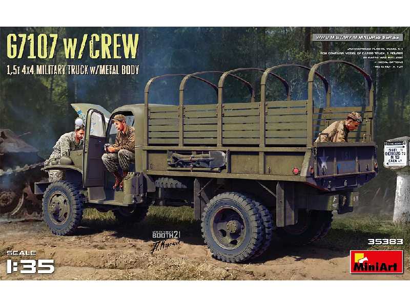 Chevrolet G7107 1,5t 4x4 z załogą - metalowa konstrukcja - zdjęcie 1 Chevrolet G7107 1,5t 4x4 z załogą - metalowa konstrukcja - zdjęcie 1