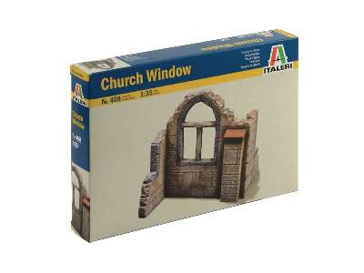 Okno kościoła - ruiny - zdjęcie 1