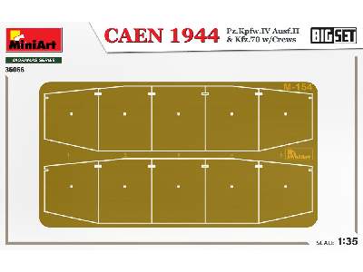 Zestawa Caen 1944 - Pz.kpfw.IV Ausf.h i Mercedes 1500A Kfz.70 z załogami - zdjęcie 5