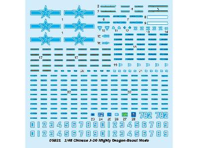 Chinese J-20 Mighty Dragon-beast Mode - zdjęcie 3