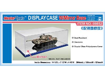 364x186x121mm Wxl Display Case W/mirror Base - zdjęcie 2