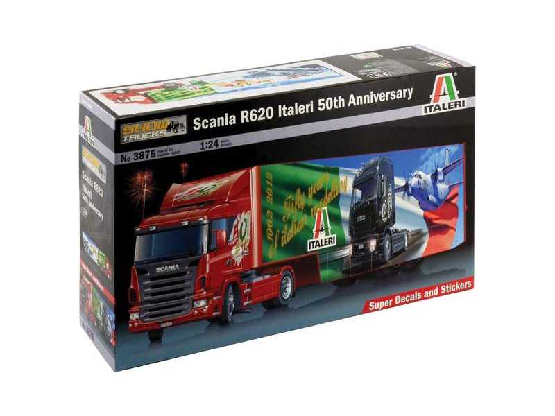 Scania R620 Italeri 50th Anniversary ciągnik z naczepą - zdjęcie 1 Scania R620 Italeri 50th Anniversary ciągnik z naczepą - zdjęcie 1