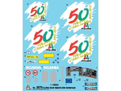 Scania R620 Italeri 50th Anniversary ciągnik z naczepą - zdjęcie 4