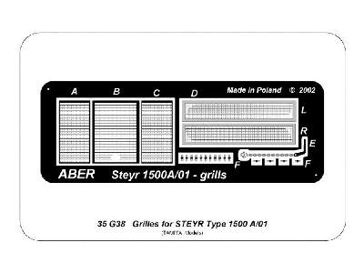 Siatki do pojazdów Steyr 1500 A/01 &amp; Comand - zdjęcie 8