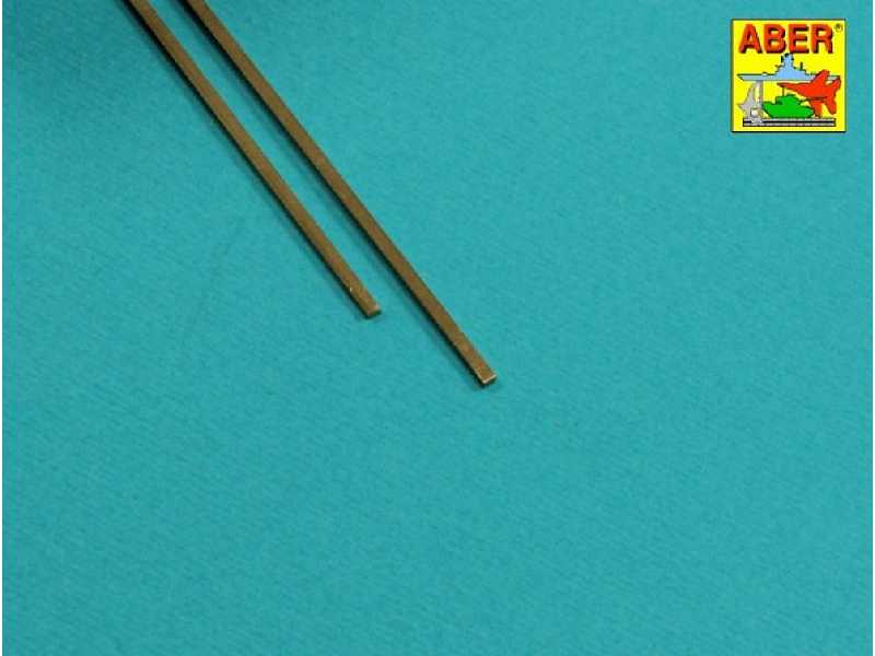 Prostokątne pręty mosiężne 1,5x1,0 mm długość 245mm x 2 - zdjęcie 1 Prostokątne pręty mosiężne 1,5x1,0 mm długość 245mm x 2 - zdjęcie 1