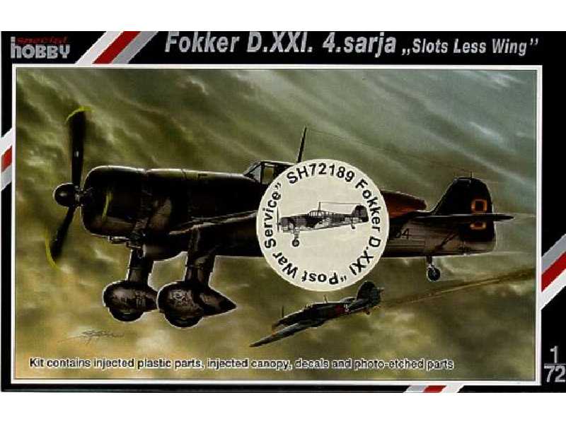 Fokker D.XXI Post War Service - zdjęcie 1 Fokker D.XXI Post War Service - zdjęcie 1