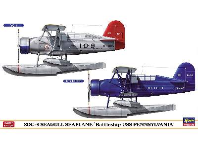Soc-3 Seagull Seaplane Battleship Uss Pennsylvania - zdjęcie 1