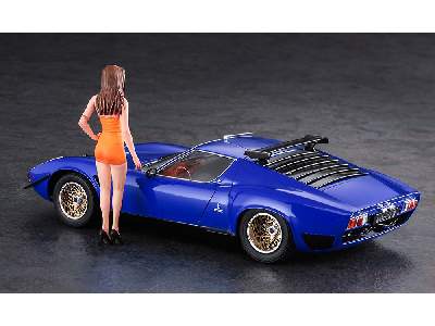 Lamborghini Jota Svr W/Italian Girl's Figure - zdjęcie 3