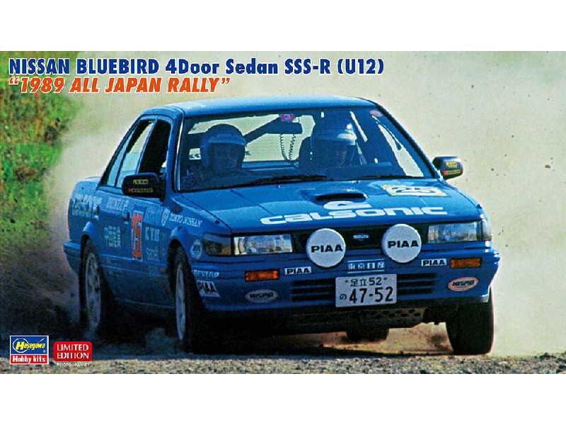 Nissan Bluebird 4door Sedan Sss-r (U12) 1989 All Japan Rally - zdjęcie 1 Nissan Bluebird 4door Sedan Sss-r (U12) 1989 All Japan Rally - zdjęcie 1