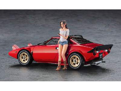 Lancia Stratos Hf Stradale W/Italian Girl's Figure - zdjęcie 2
