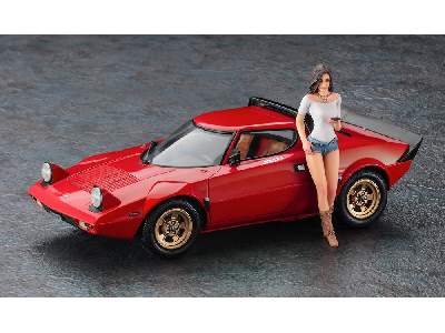 Lancia Stratos Hf Stradale W/Italian Girl's Figure - zdjęcie 3