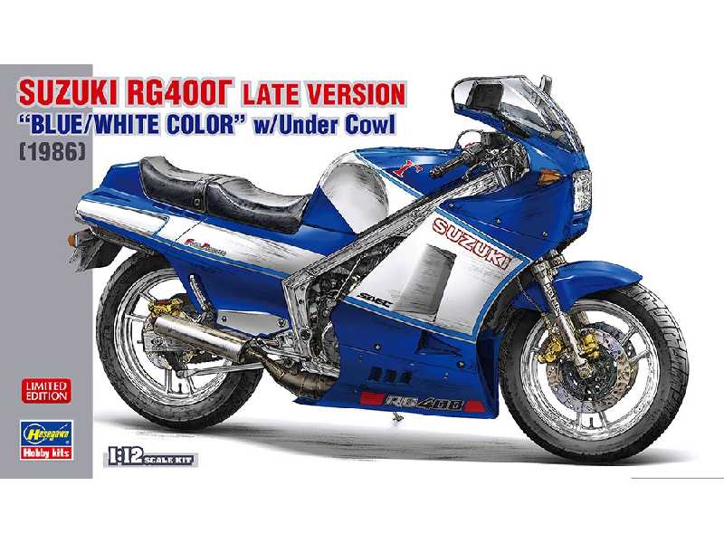 Suzuki Rg400 Late Version Blue/White Color W/Under Cowl (1986) - zdjęcie 1 Suzuki Rg400 Late Version Blue/White Color W/Under Cowl (1986) - zdjęcie 1