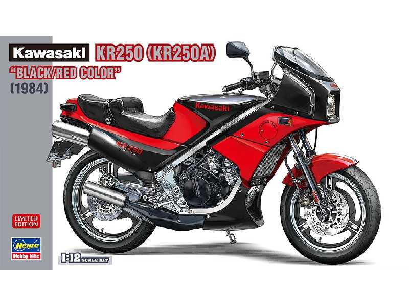 Kawasaki Kr250 (Kr250a) Black/Red Color (1984) - zdjęcie 1