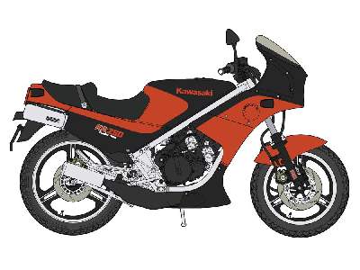 Kawasaki Kr250 (Kr250a) Black/Red Color (1984) - zdjęcie 4