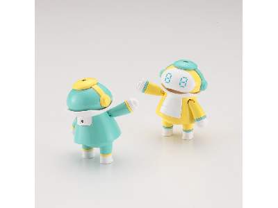 Tiny Mechatromate Patch Set Aqua Green & Lemon - zdjęcie 4