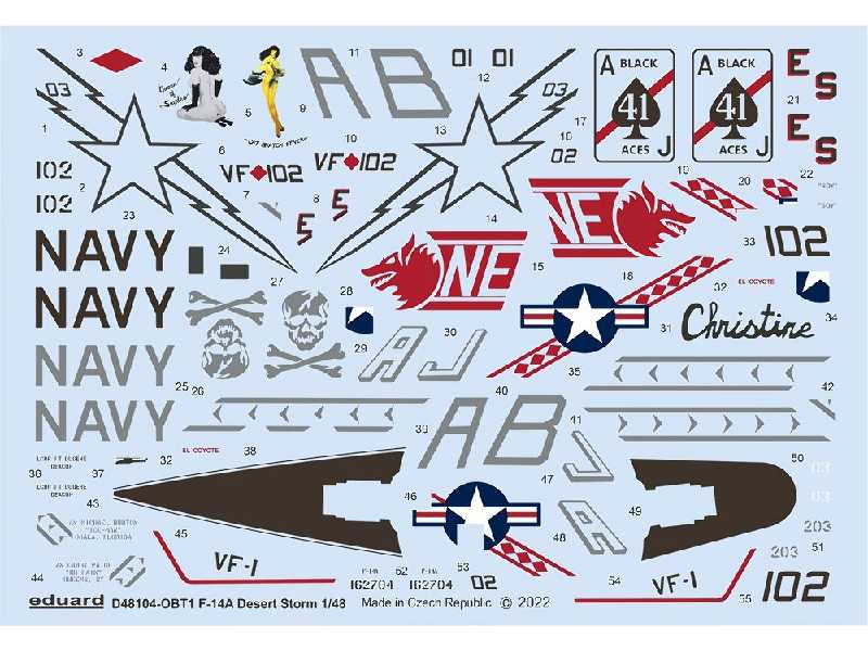 F-14A Desert Storm 1/48 - TAMIYA - zdjęcie 1