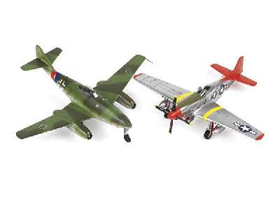 P-51D Red Tails & Me262A-1a Tuskegee Airmen & Luftwaffe - zdjęcie 4